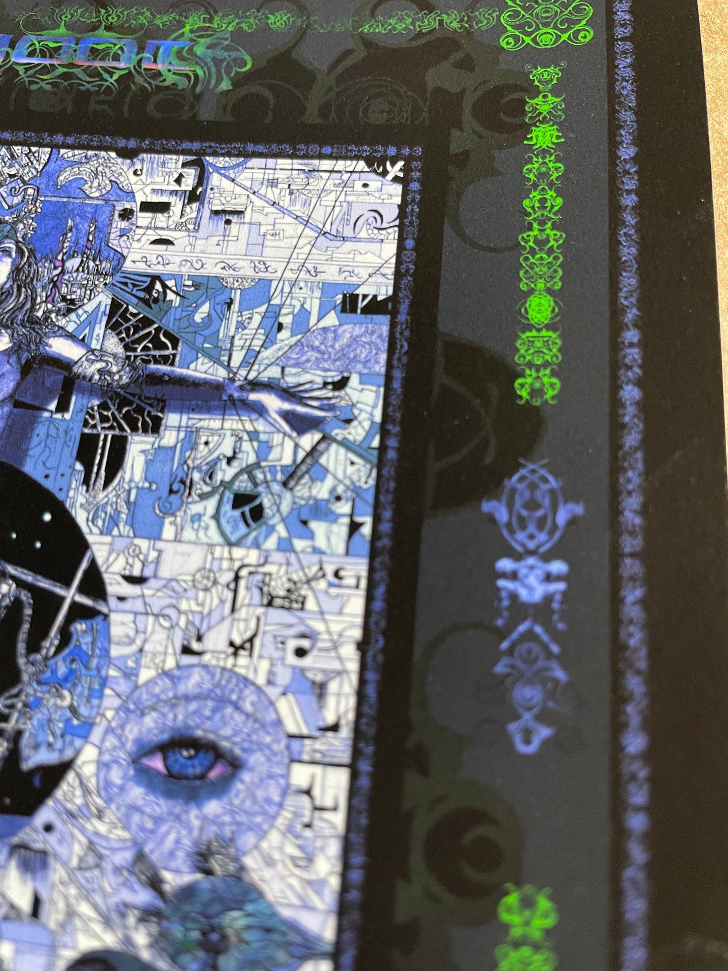 TOOL Osaka Japan 2006 Blue/Green Variant Handbill 5"X6"