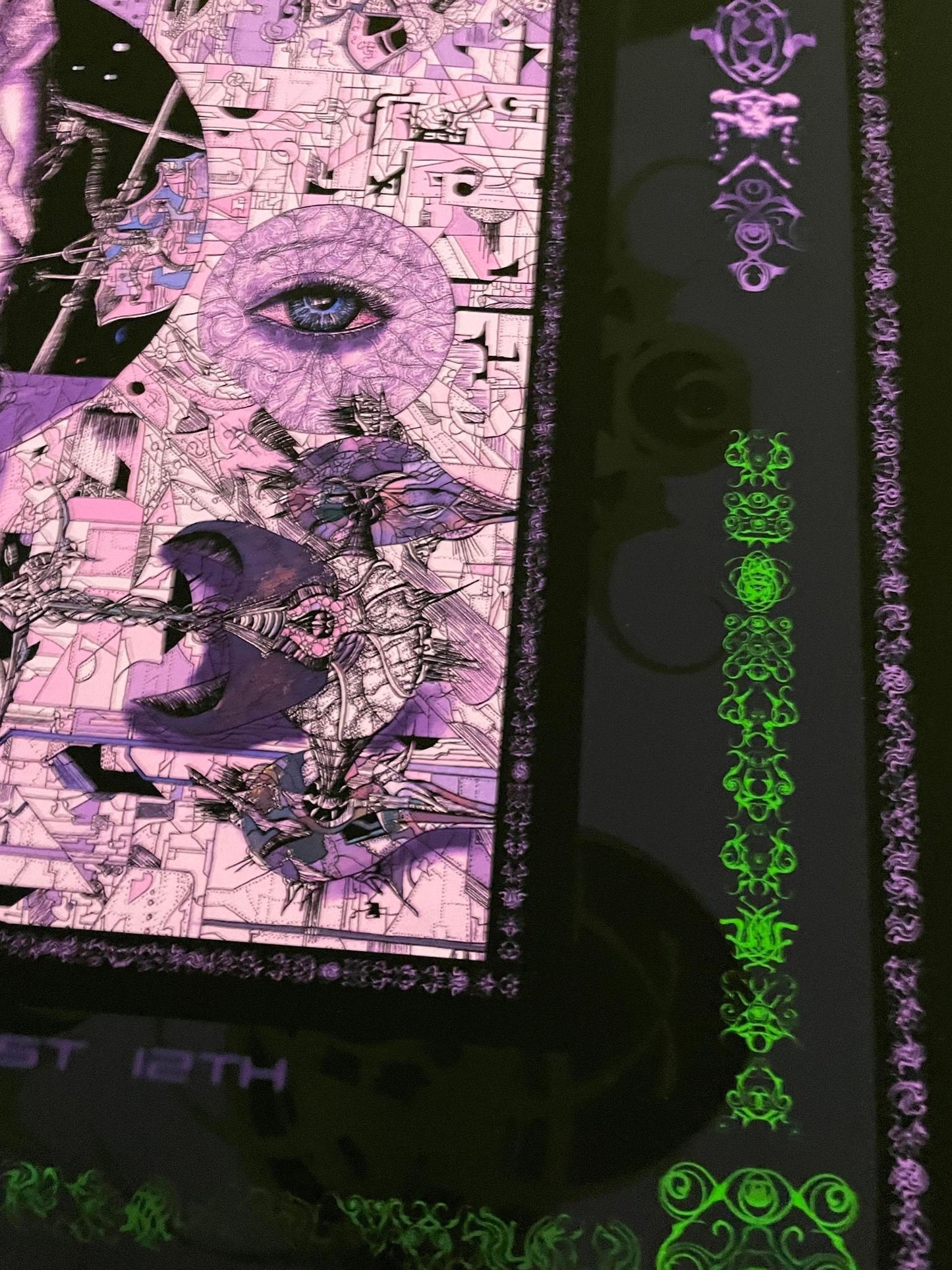 TOOL Osaka Japan 2006 Purple Variant AP W/ Large Doodle