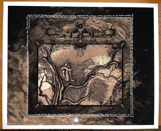 TOOL Fear Inoculum Sepia Variant with Lyric Doodle of the title song