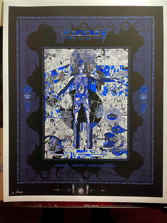 TOOL Osaka Japan 2006 Blue Variant AP W/ Large Doodle