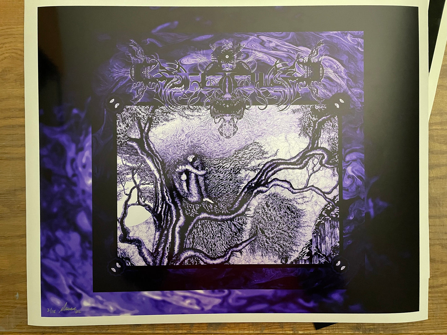 Fear Inoculum Purple Foil Variant #3/15