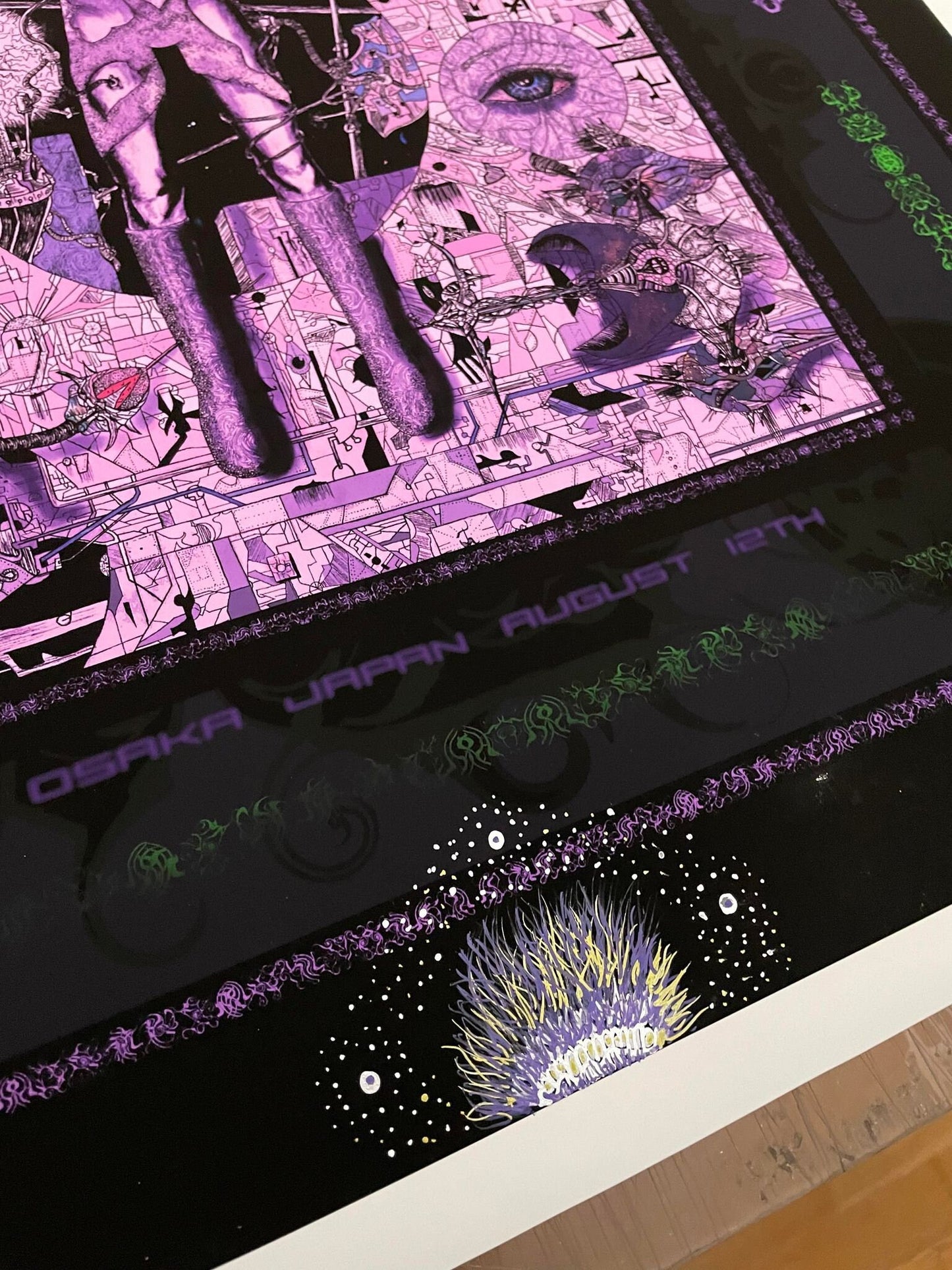 TOOL Osaka Japan 2006 Purple Variant AP W/ Large Doodle