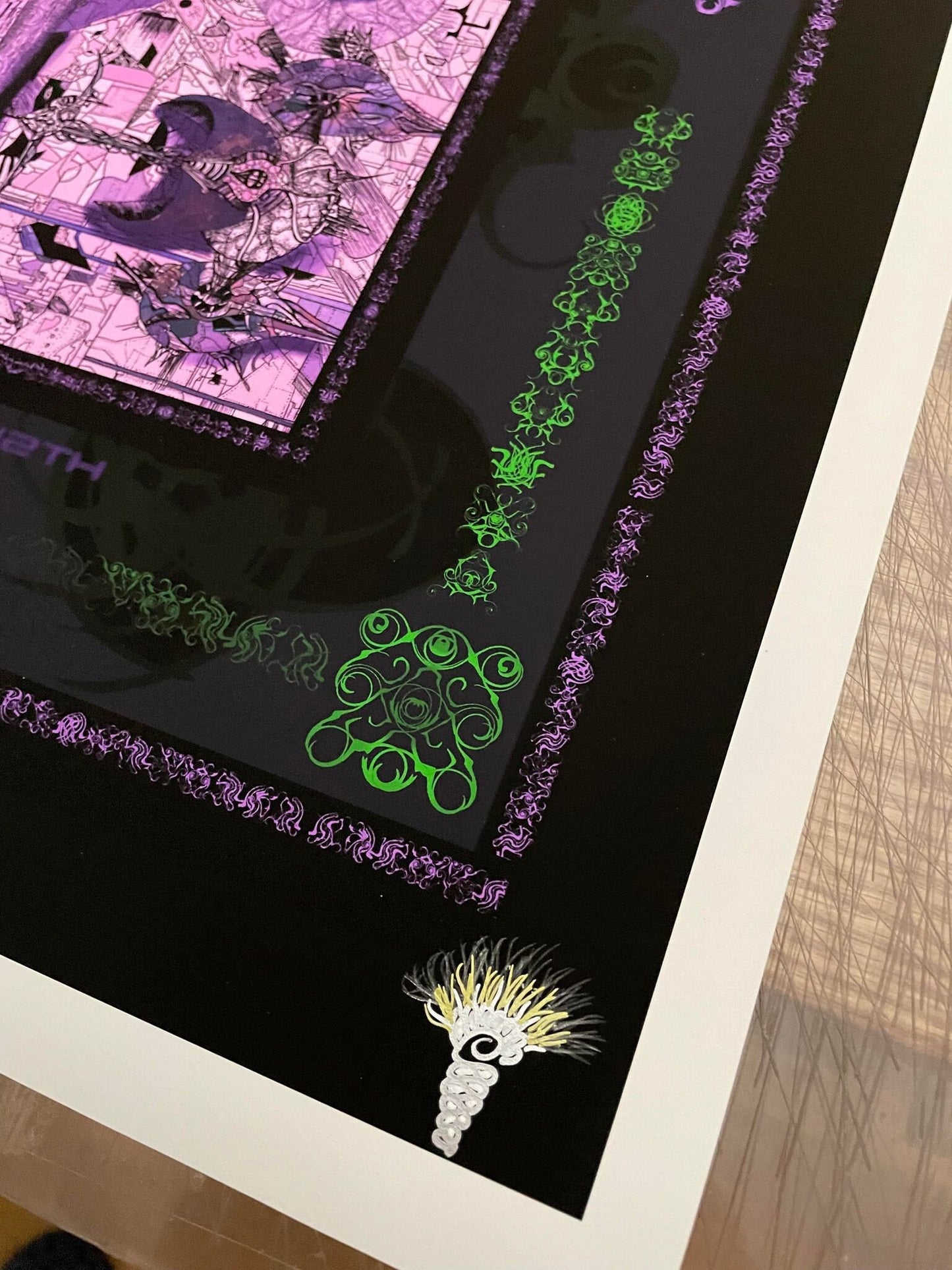 TOOL Osaka Japan 2006 Purple Variant AP W/ Large Doodle