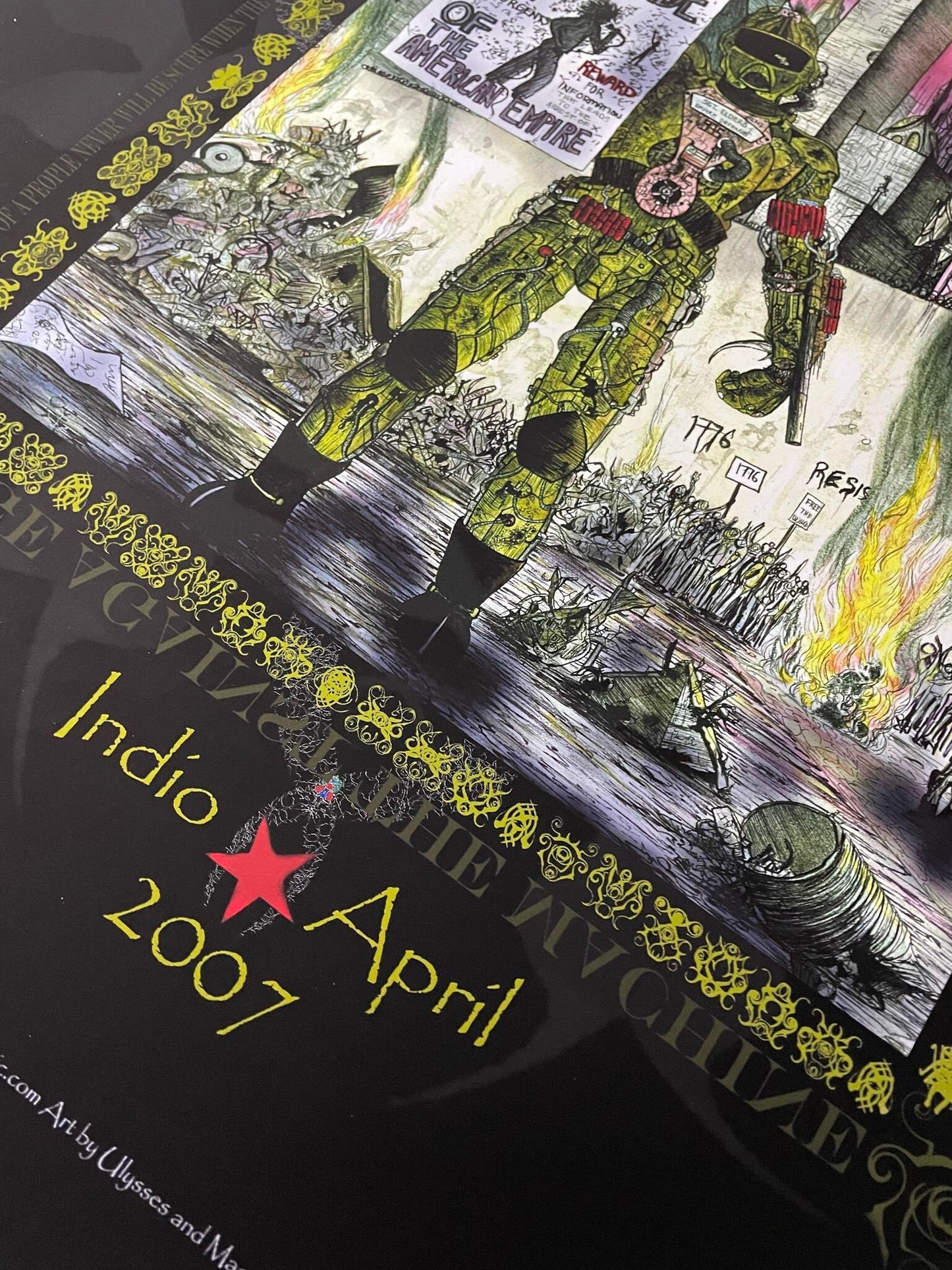 Rage Against The Machine 2007 Original Main Edition of 200 s/n