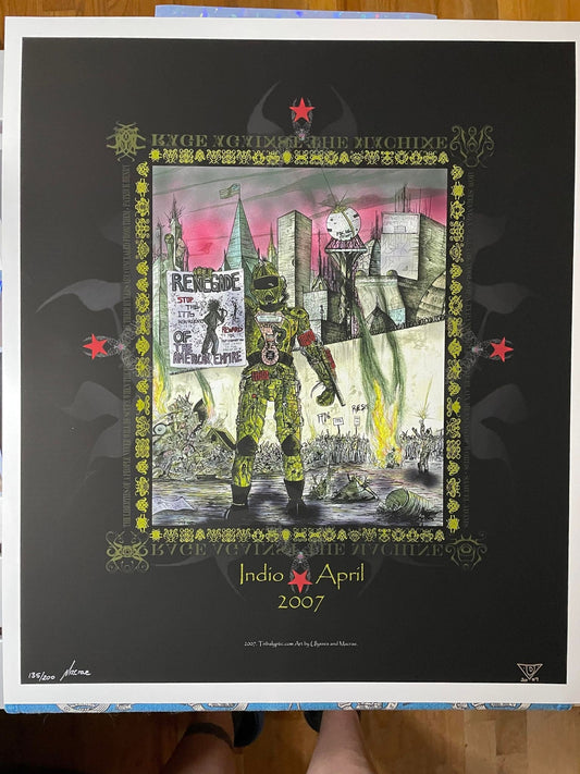 Rage Against The Machine 2007 Original Main Edition of 200 s/n