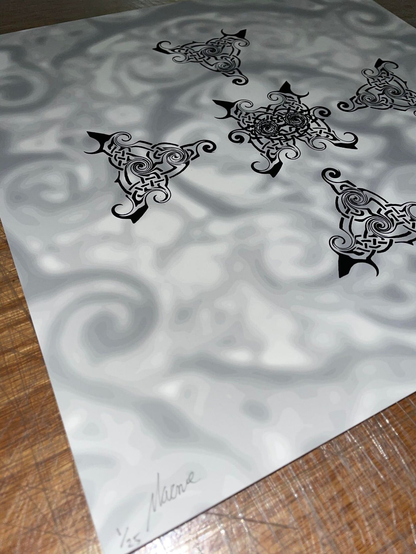 ELEMENTS I Lateralus 12x12 "Negativity" Variant Edition of 20 Released 2021