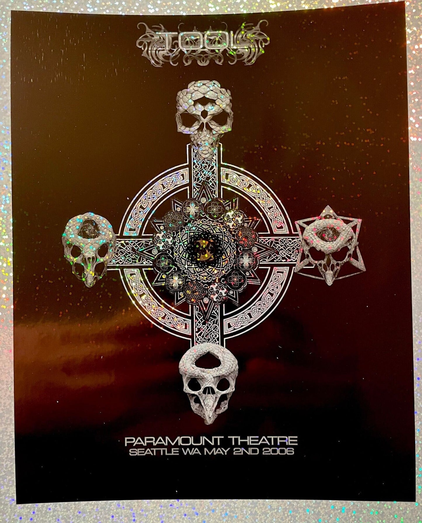 TOOL Paramount Theatre 06 Foil 8x10 Mini