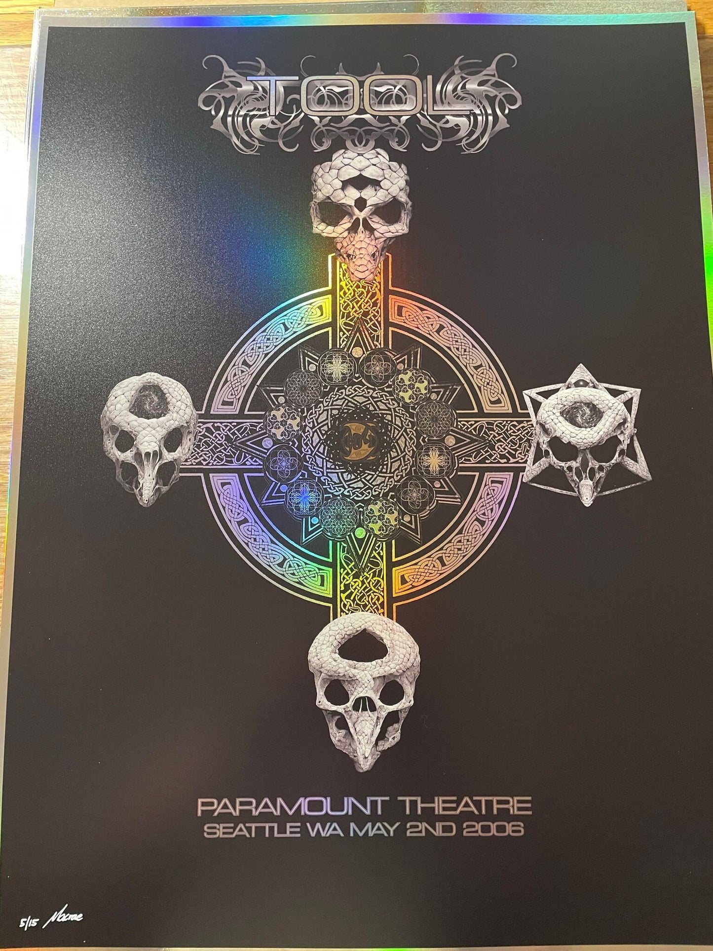 TOOL "Paramount 06" HOLO Foil Variant AP Private Commission Art Print