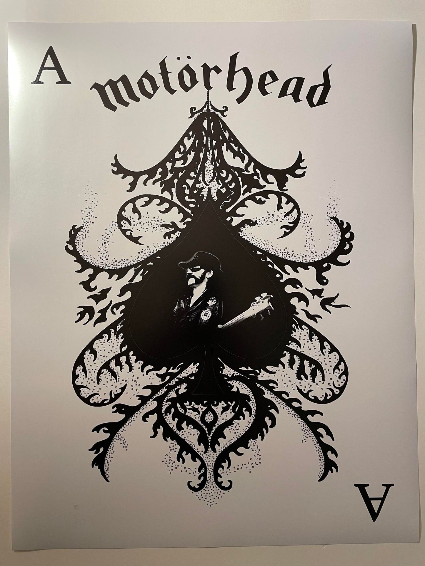 LEMMY "The Only Card I Need" Pearl Metallic Main Edition 17x22