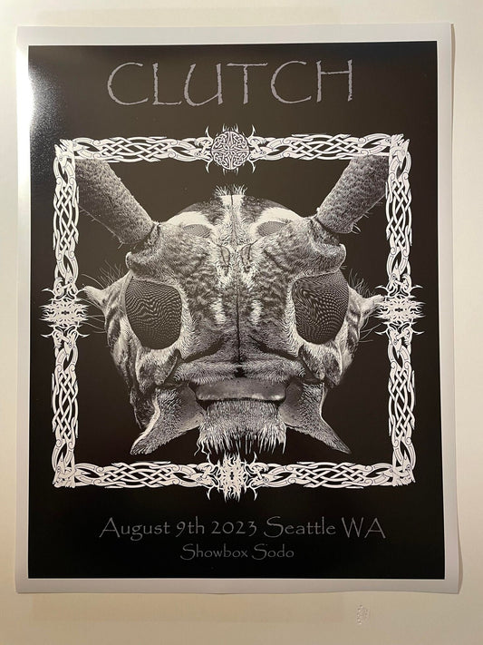 CLUTCH Seattle WA 8/9/23 Main Edition of 30 17x22