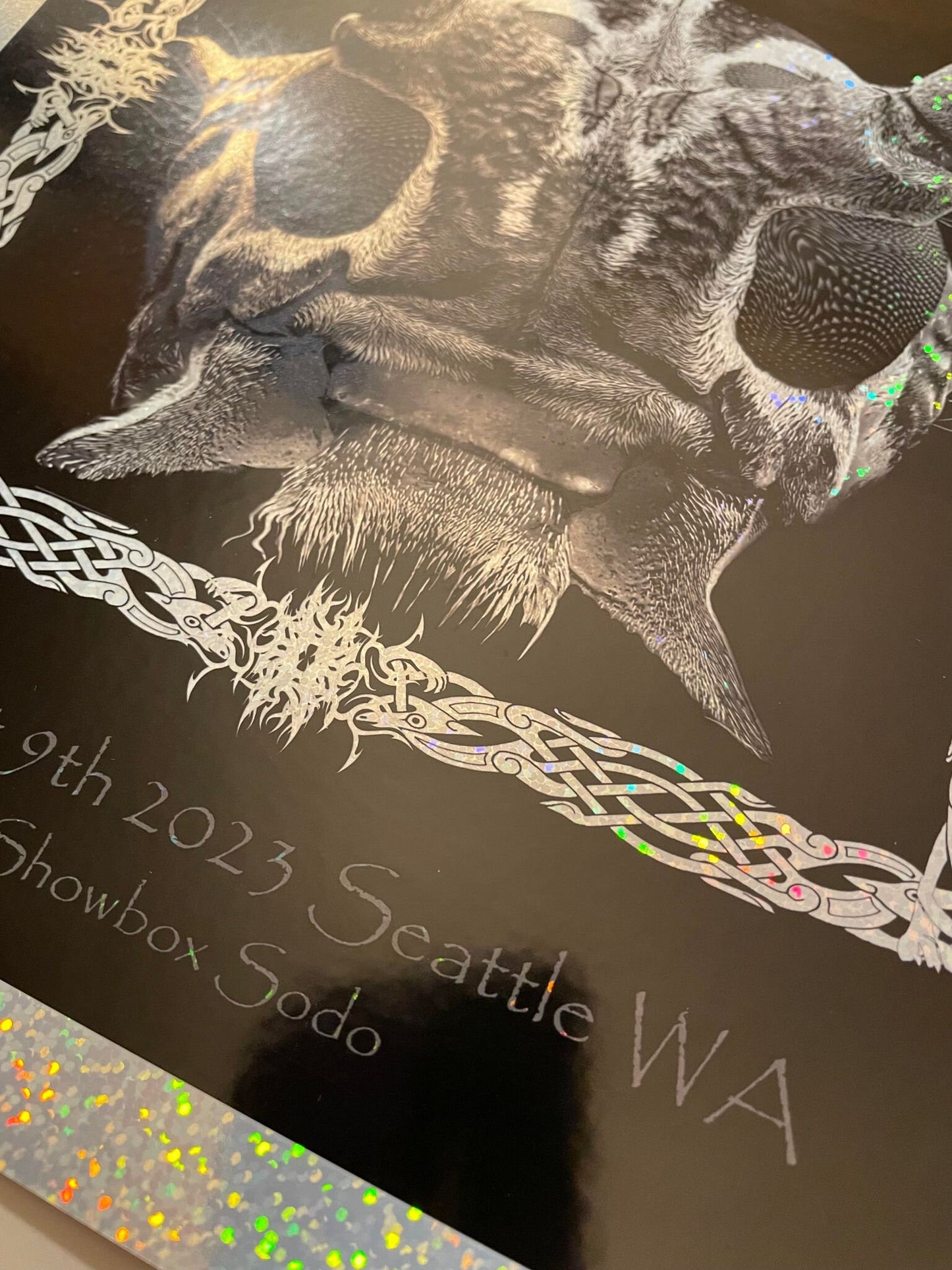 CLUTCH Seattle WA 8/9/23 Sparkle Foil 7x10 Mini Ed of 25