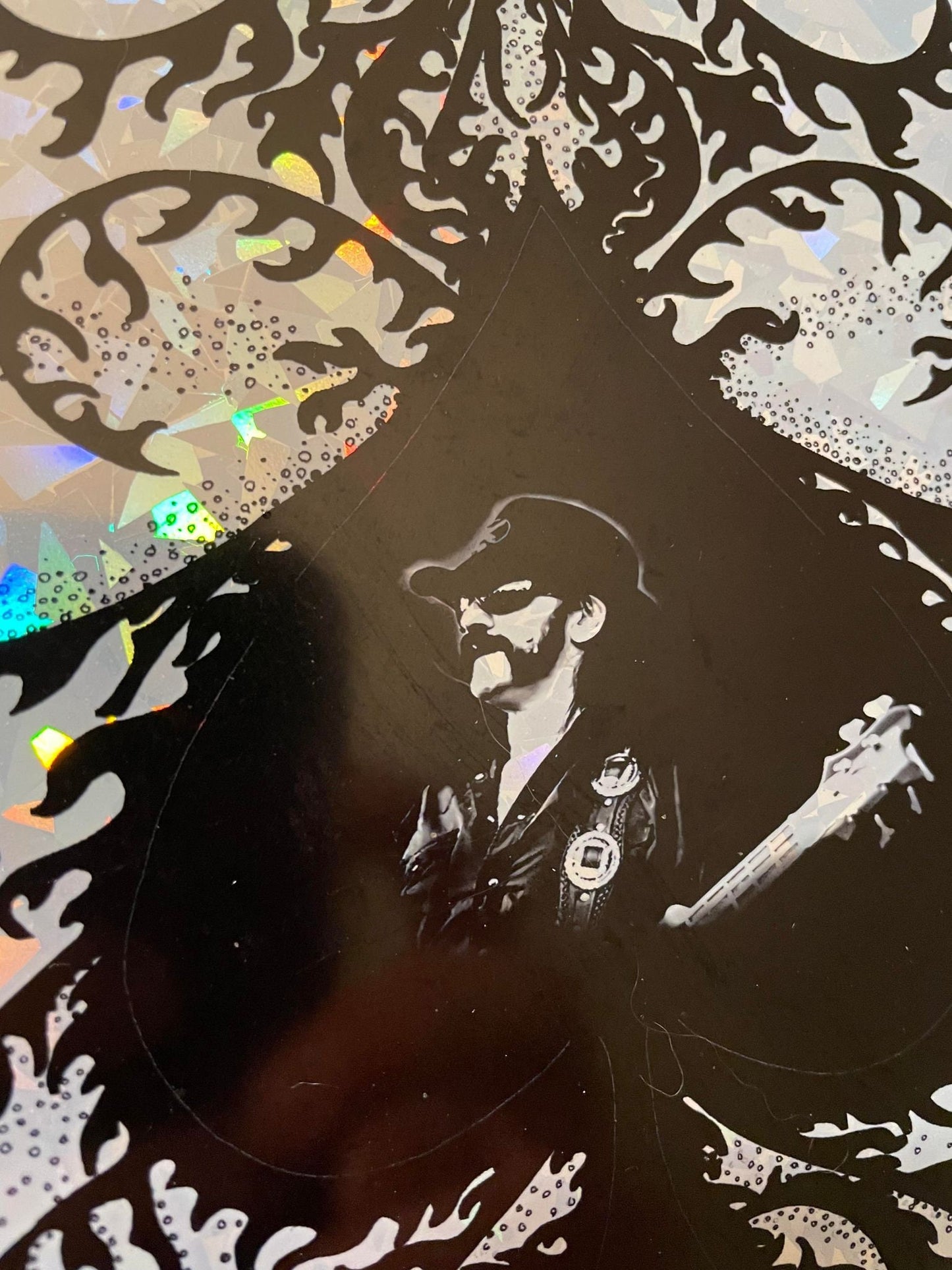 LEMMY "The Only Card I Need" Sparkle Foil 8.5x11 Mini Ed of 25