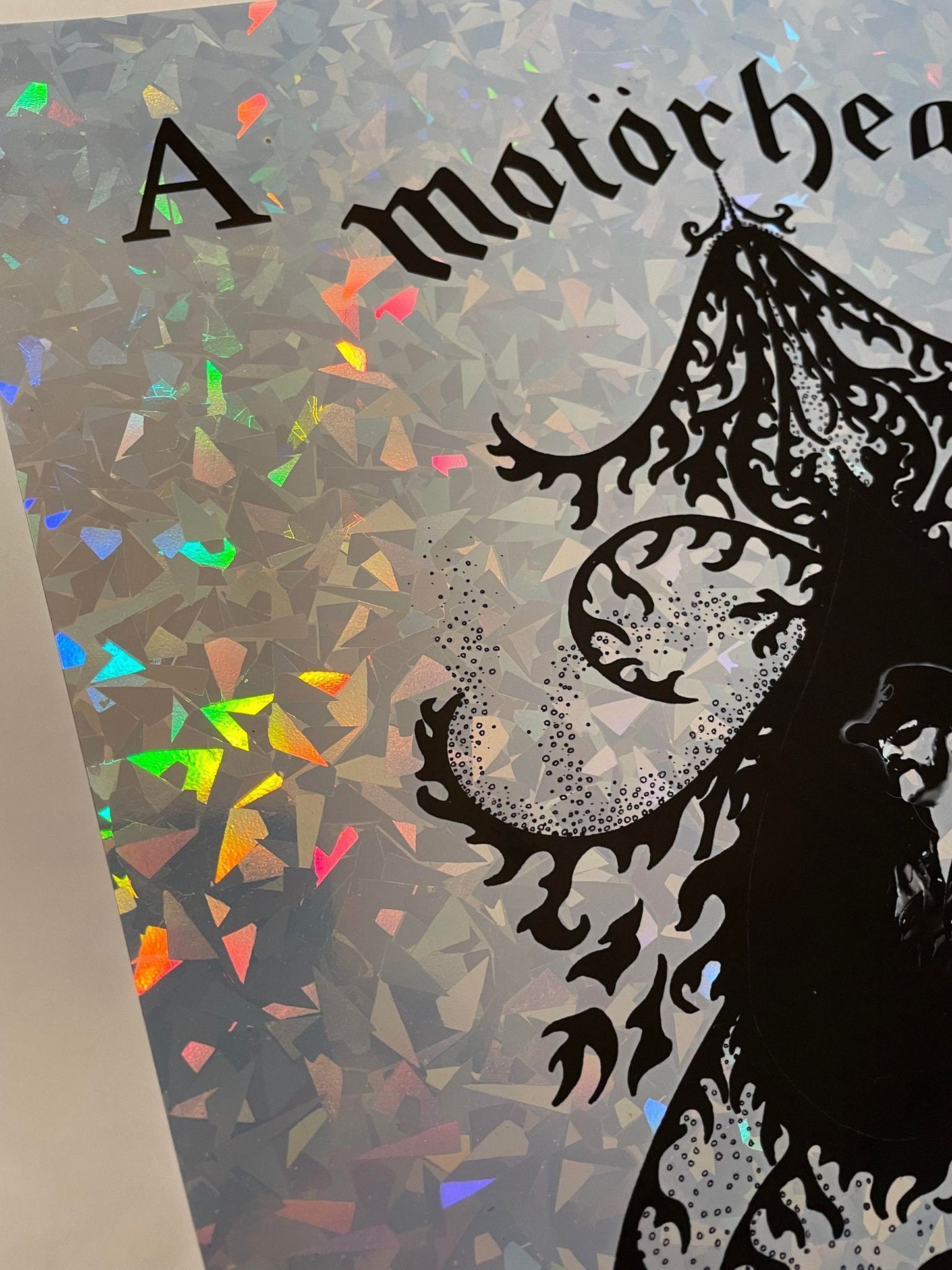 LEMMY "The Only Card I Need" Sparkle Foil 8.5x11 Mini Ed of 25