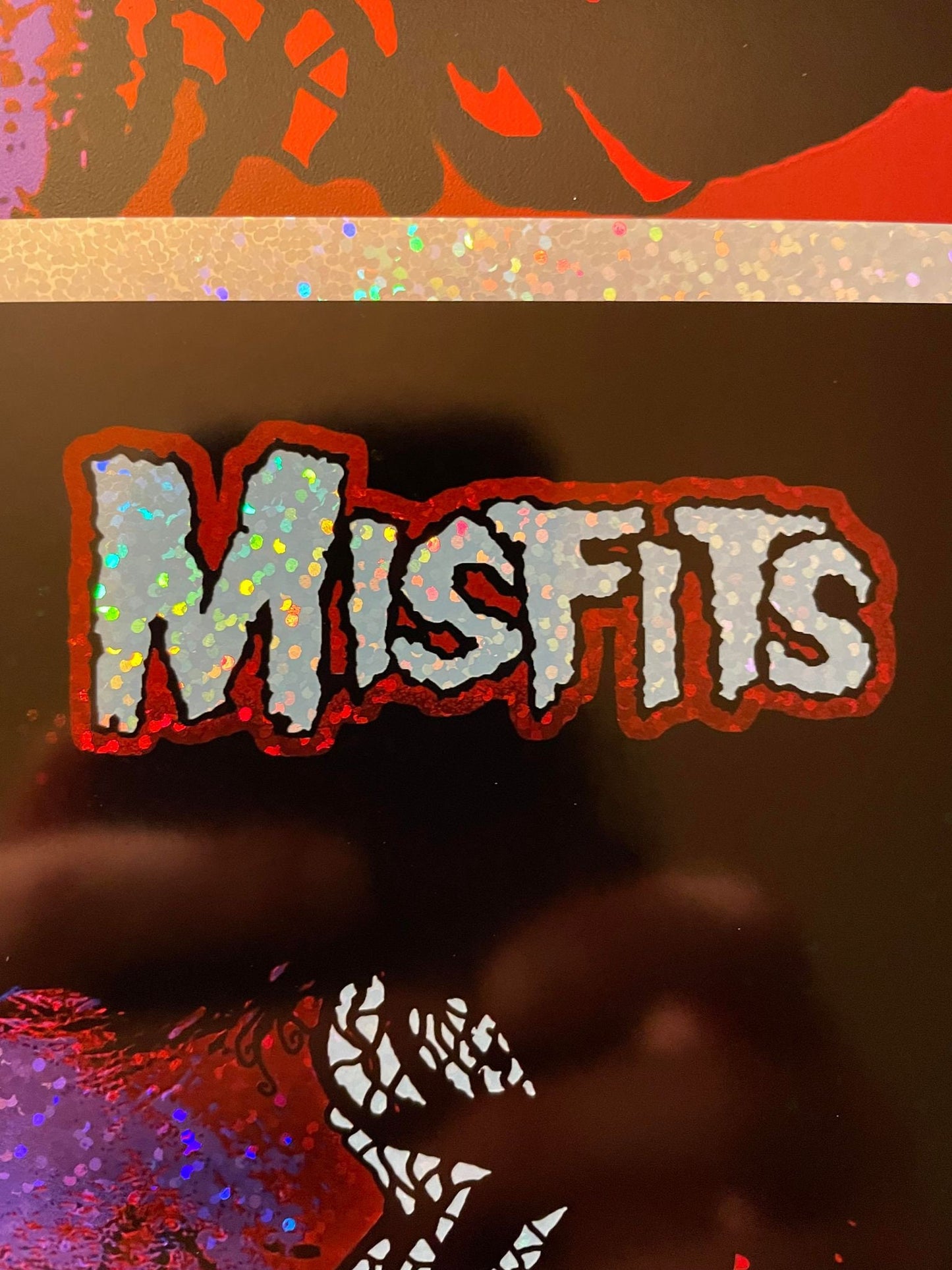 MISFITS Seattle 2008 6.5X10 Sparkle Foil