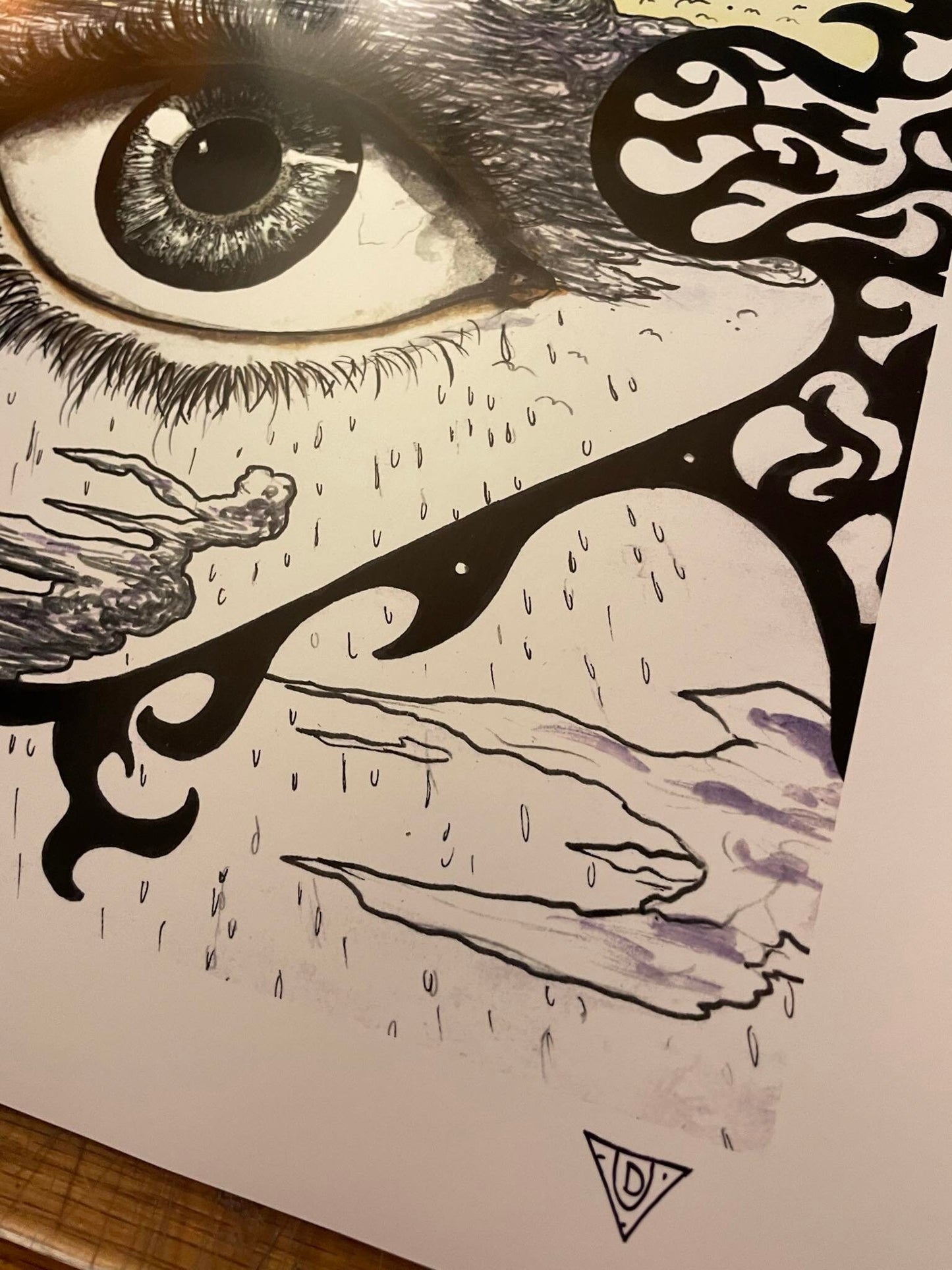 Chris Cornell Soundgarden #3/3 AP "Bring Me The Power Child" Art Print