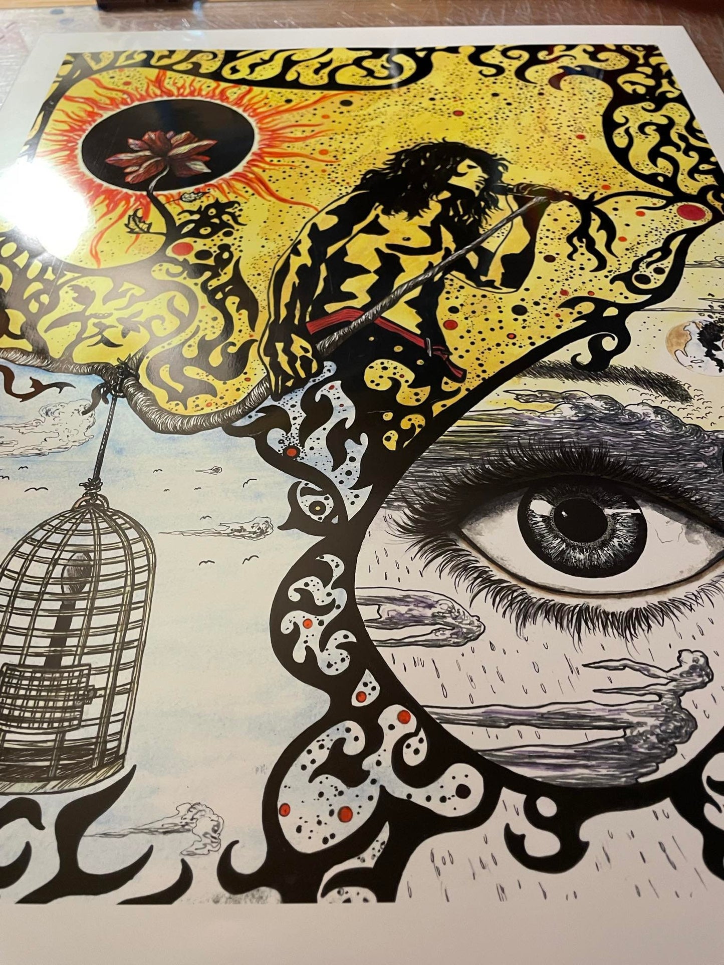 Chris Cornell Soundgarden #3/3 AP "Bring Me The Power Child" Art Print