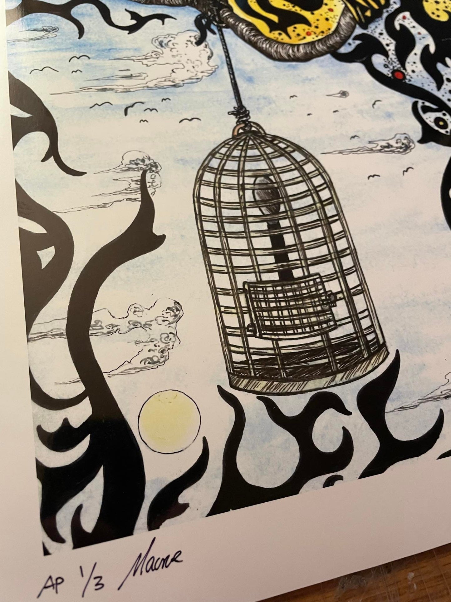 Chris Cornell Soundgarden #3/3 AP "Bring Me The Power Child" Art Print