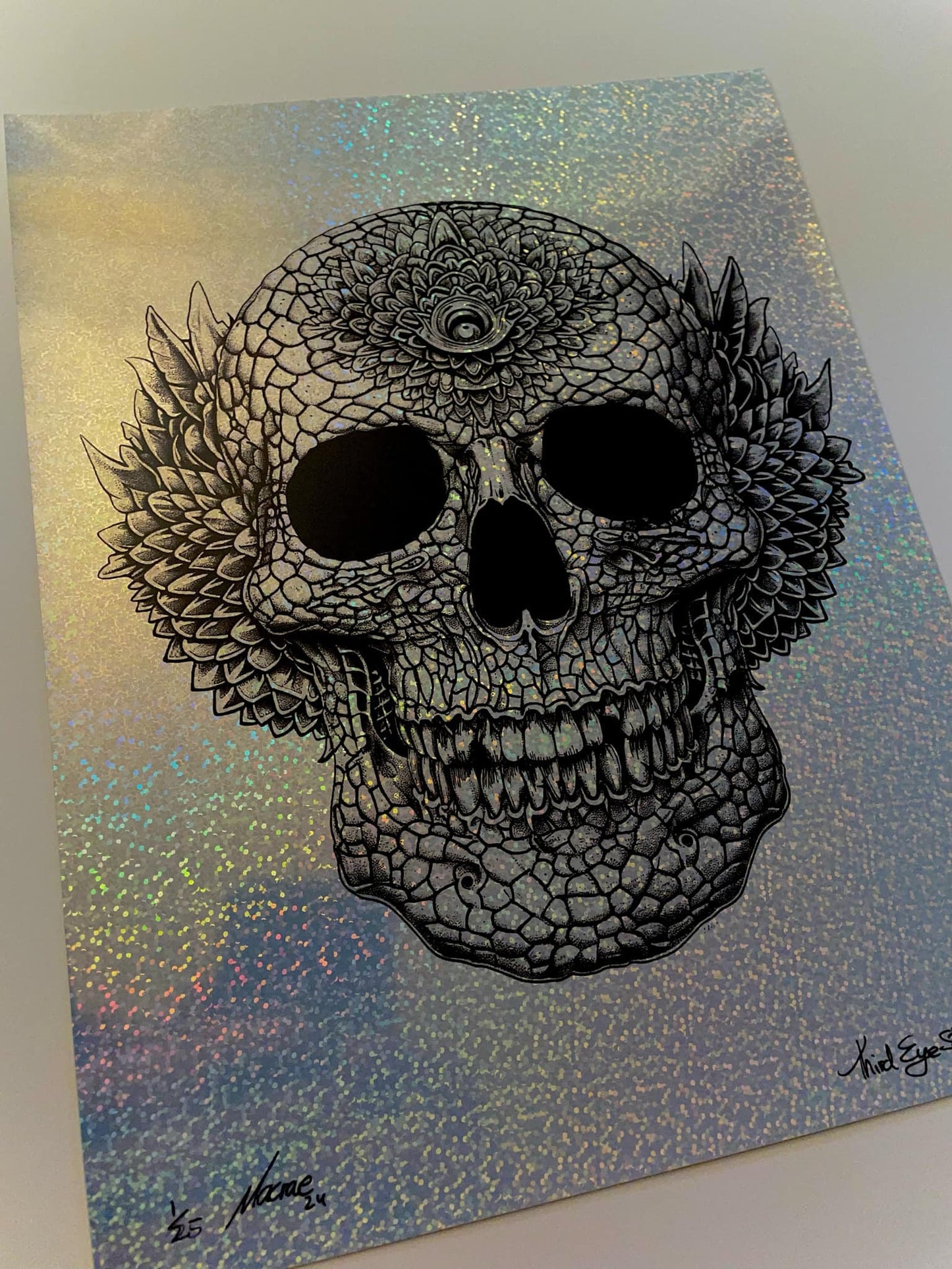 Lotus Skull - 3rd Eye Skull Vol V