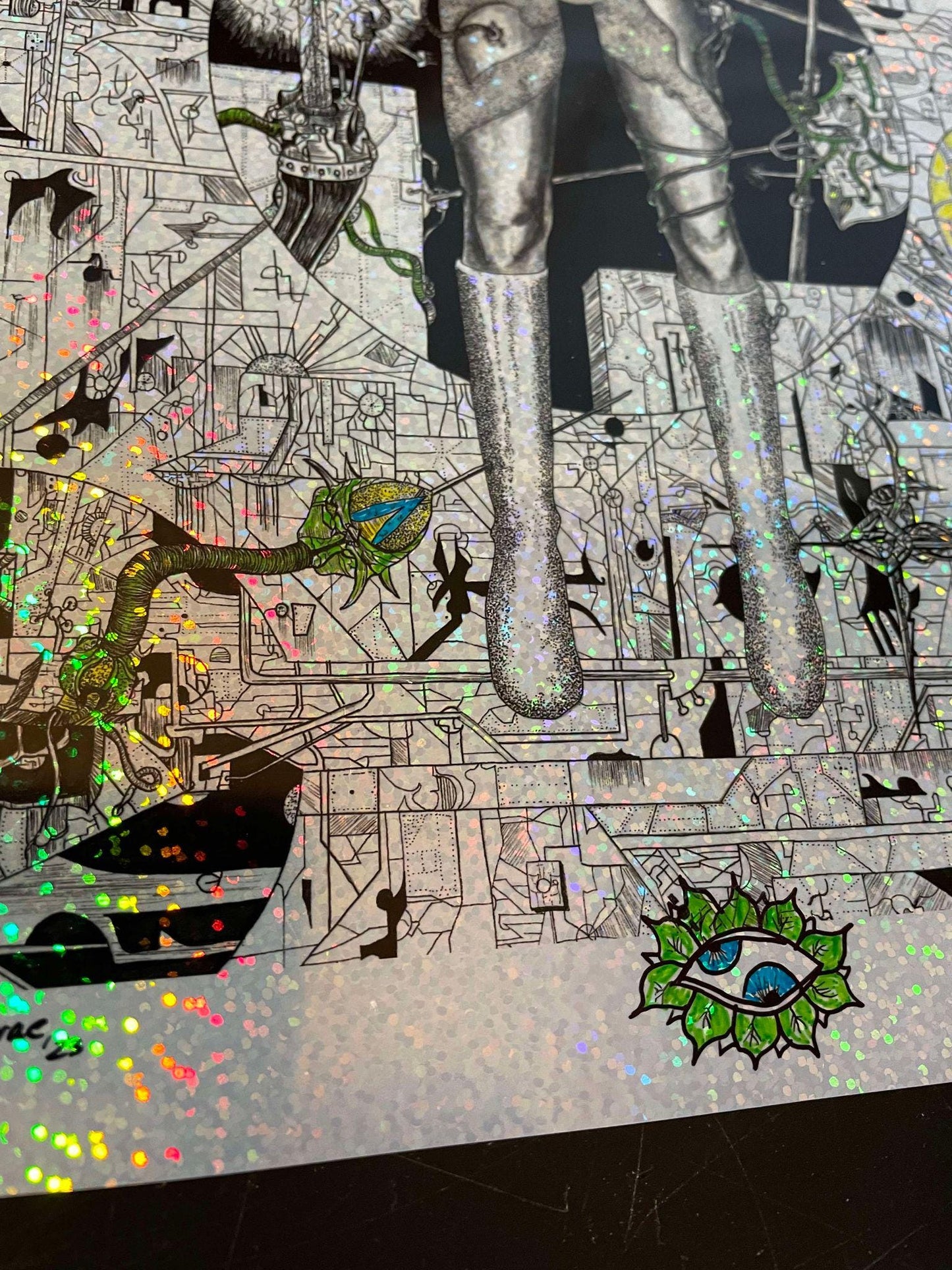 TOOL "Infinite Horizons" Hand Colored/ Doodled 8x10 Foil