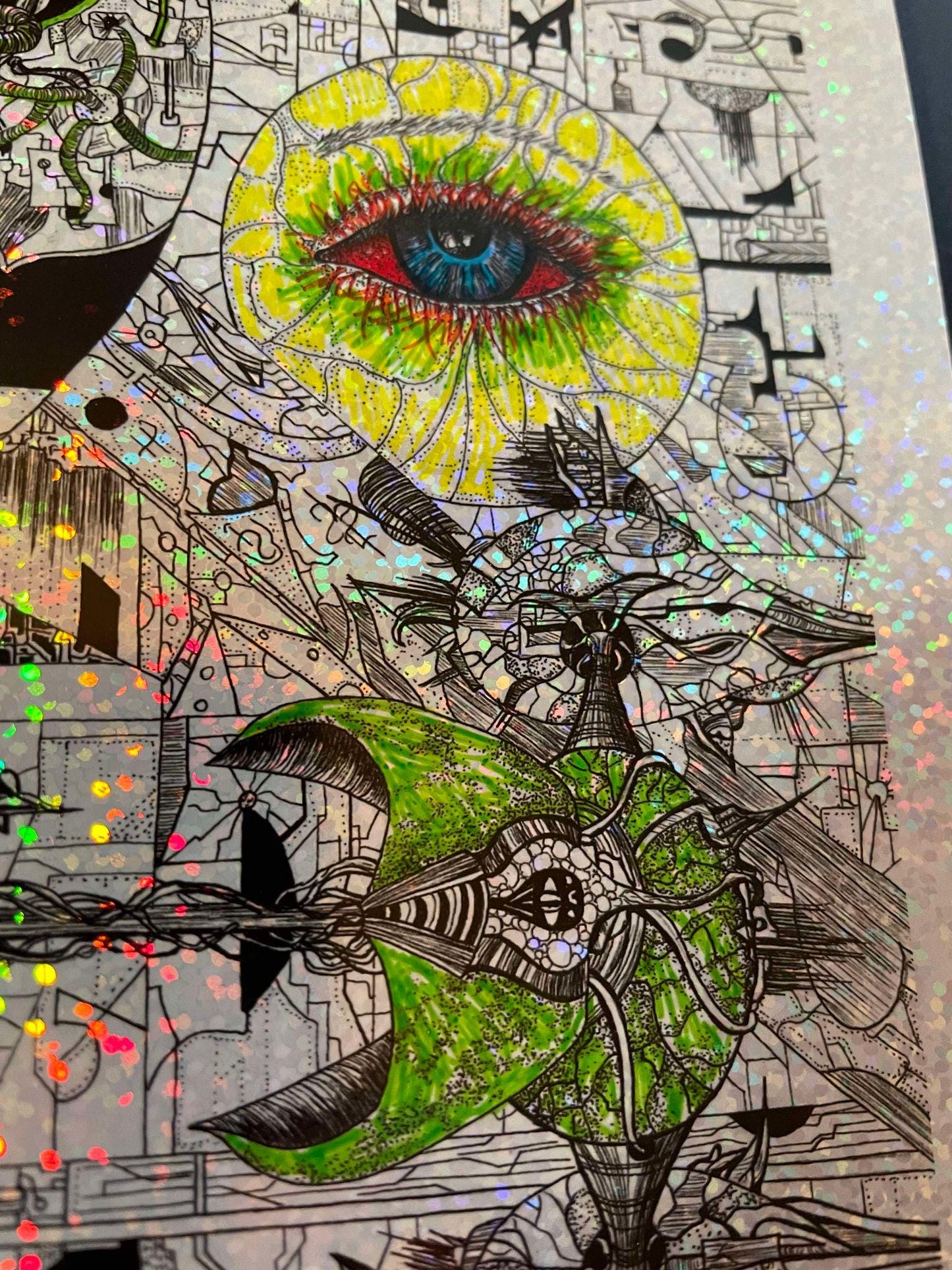 TOOL "Infinite Horizons" Hand Colored/ Doodled 8x10 Foil