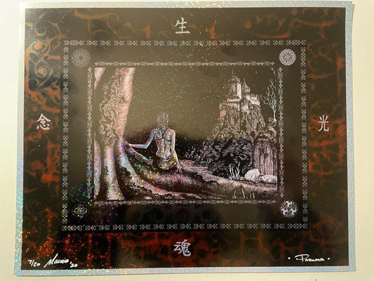 PNEUMA 8x10 Sparkle  Foil Ed of 20