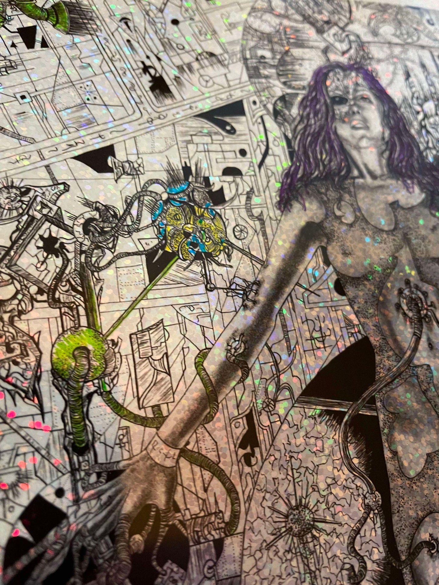TOOL "Infinite Horizons" Hand Colored/ Doodled 8x10 Foil
