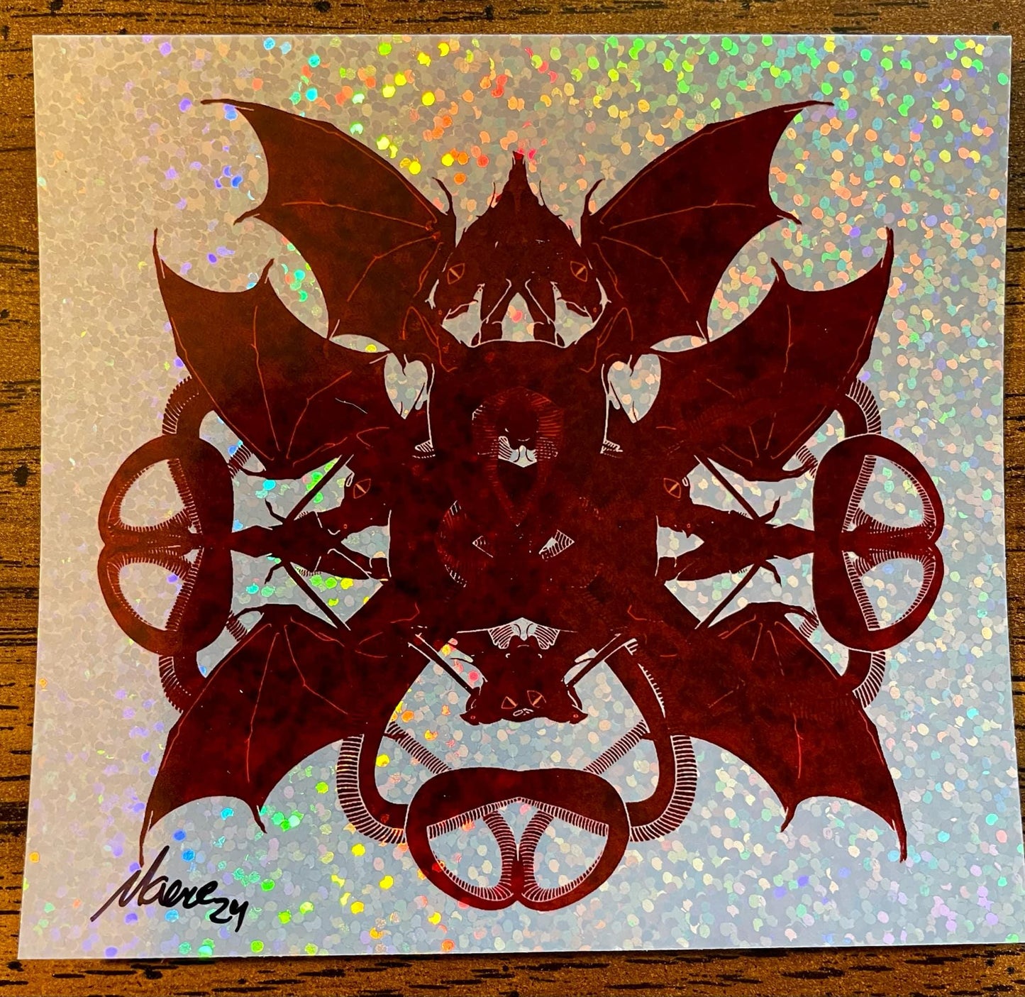 2024 Sticker Pack. 6 Foil Stickers
