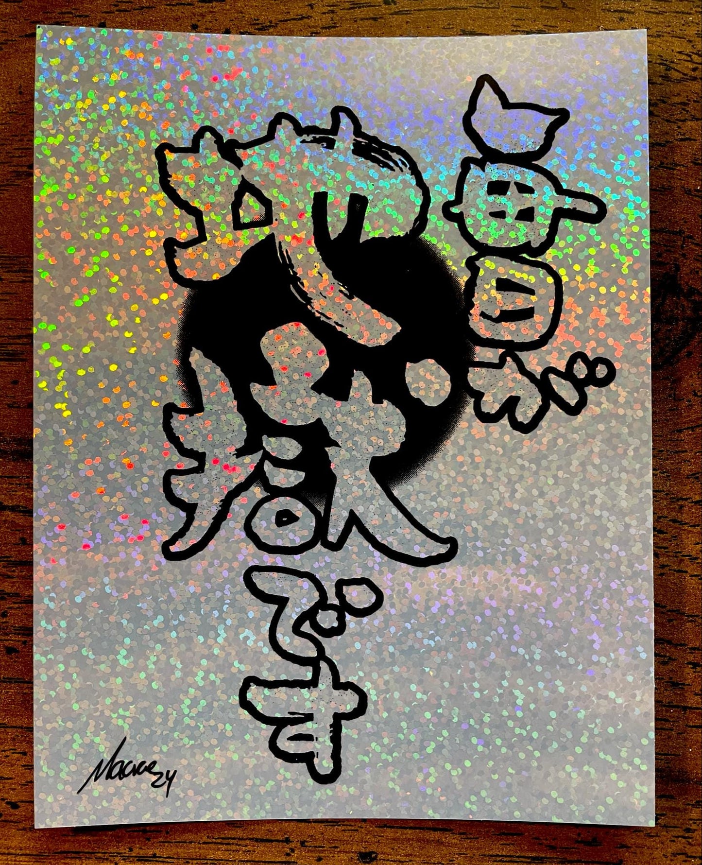 2024 Sticker Pack. 6 Foil Stickers
