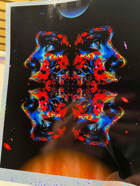 Bicycle Day 2025 Art Print "Nebulism" FOIL Mini Ed of 25