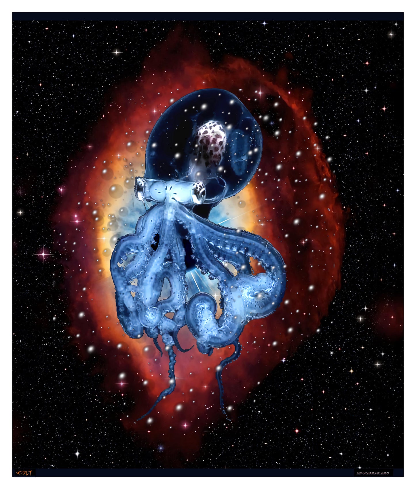 Space-Pus 2025 Art Print Ed of 50