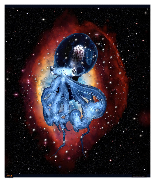 Space-Pus 2025 Art Print Ed of 50