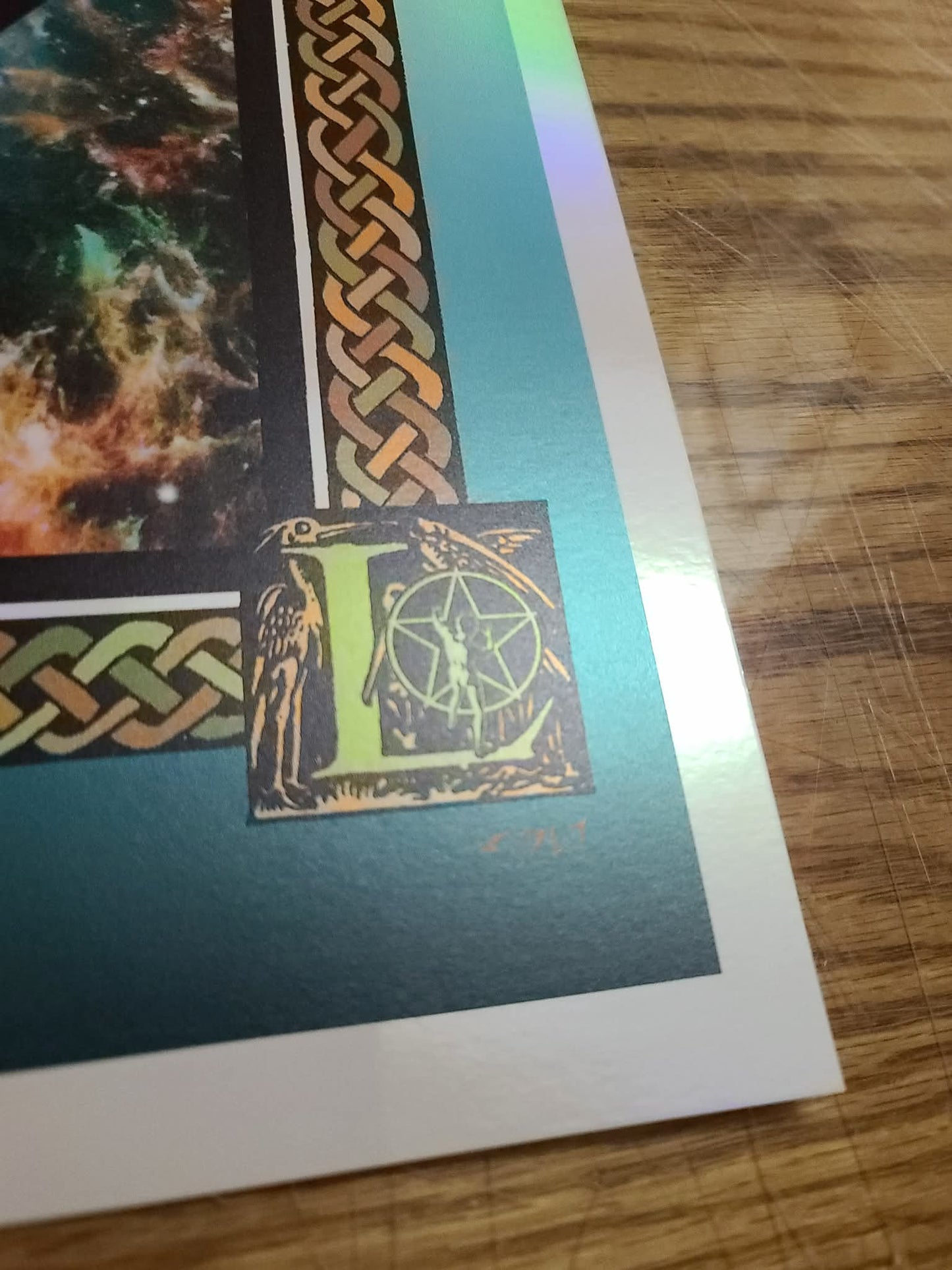 Neil Peart "The Professor" Silver Foil Variant Ed of 10 DEAD ROCKSTARS