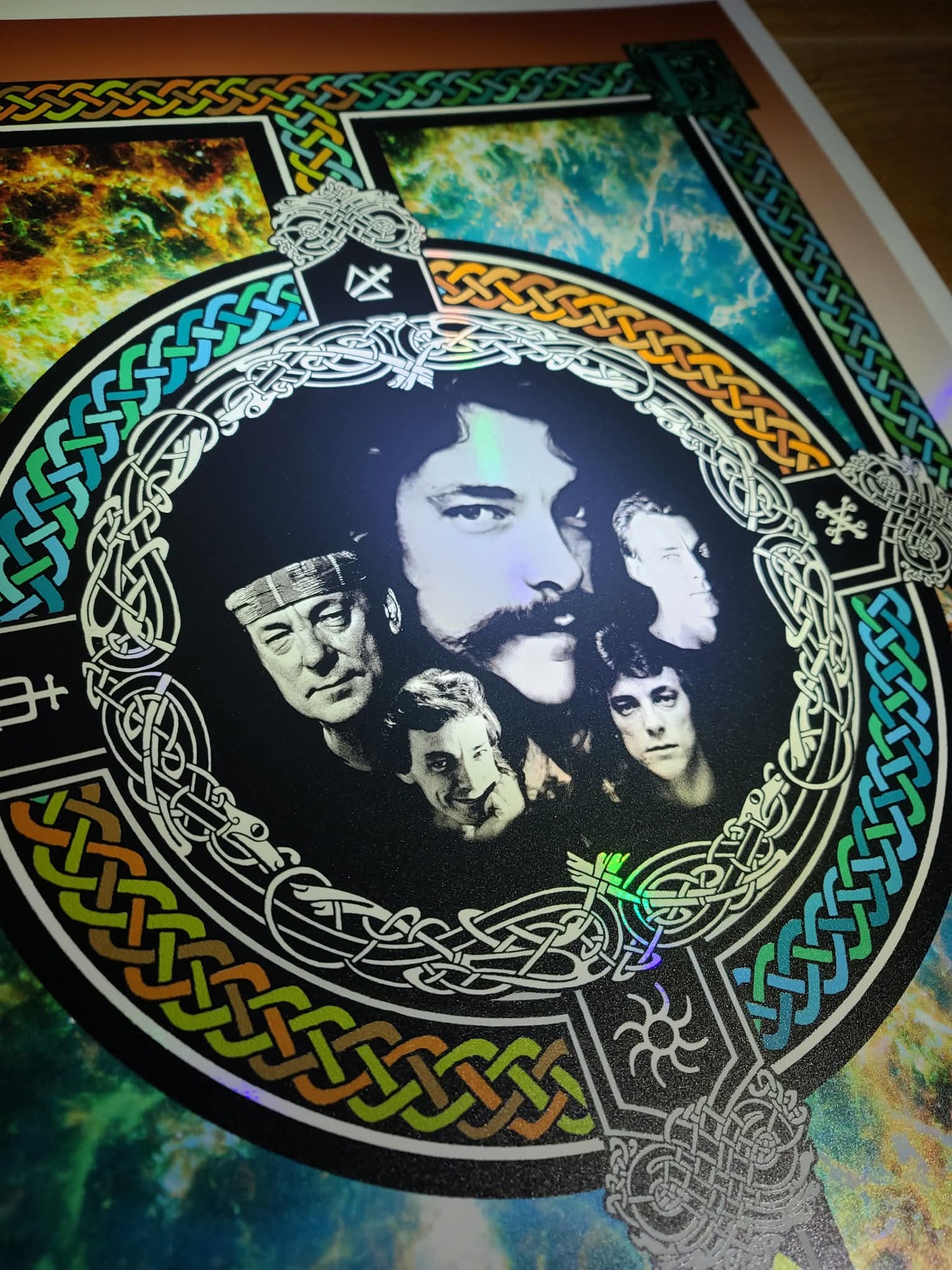 Neil Peart "The Professor" Silver Foil Variant Ed of 10 DEAD ROCKSTARS